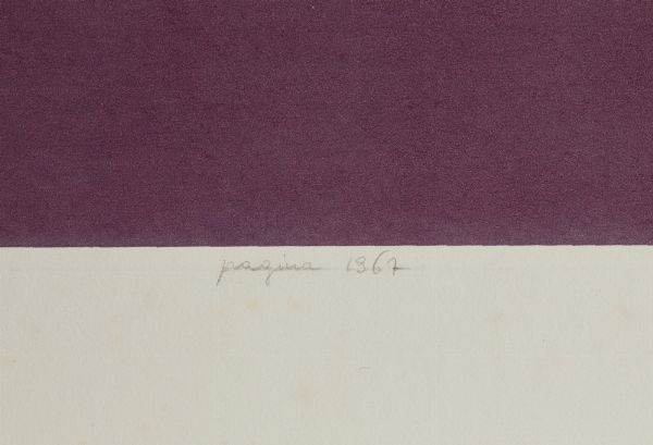 ACCARDI CARLA (1924 - 2014) : PAGINA 1967  - Asta Asta 499 | ARTE MODERNA E CONTEMPORANEA Virtuale - Associazione Nazionale - Case d'Asta italiane