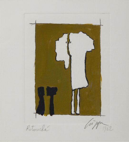 CRIPPA ROBERTO GAETANO (1921 - 1972) : RETOUCHE', 1962  - Asta Asta 499 | ARTE MODERNA E CONTEMPORANEA Virtuale - Associazione Nazionale - Case d'Asta italiane