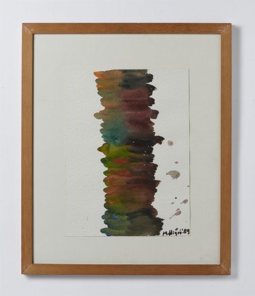 NIGRO MARIO (1917 - 1992) : STUDIO PER DISEGNO SATANICO  - Asta Asta 499 | ARTE MODERNA E CONTEMPORANEA Virtuale - Associazione Nazionale - Case d'Asta italiane