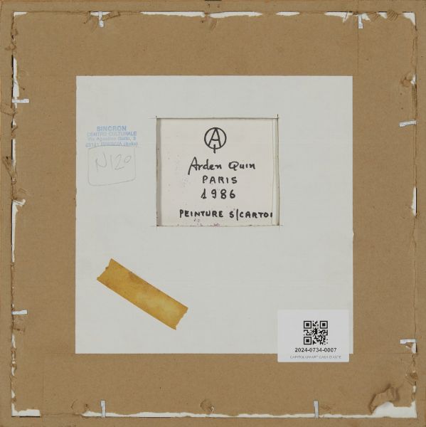 ARDEN-QUIN CARMELO (1913 - 2010) : SENZA TITOLO  - Asta Asta 499 | ARTE MODERNA E CONTEMPORANEA Virtuale - Associazione Nazionale - Case d'Asta italiane