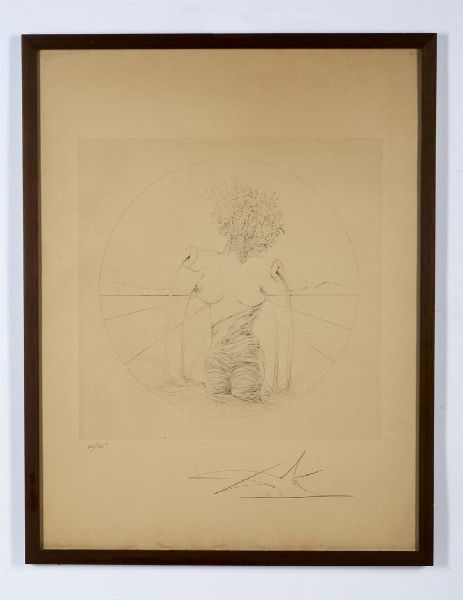 DALI' SALVADOR (1904 - 1989) : VENERE ITALICA  - Asta Asta 499 | ARTE MODERNA E CONTEMPORANEA Virtuale - Associazione Nazionale - Case d'Asta italiane