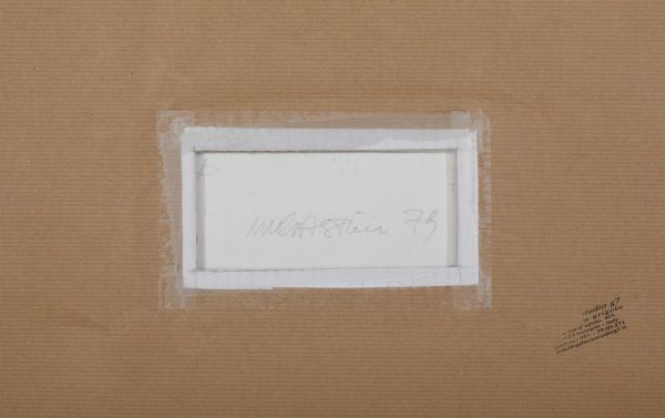 GASTINI MARCO (1938 - 2018) : SENZA TITOLO, 1979  - Asta Asta 499 | ARTE MODERNA E CONTEMPORANEA Virtuale - Associazione Nazionale - Case d'Asta italiane