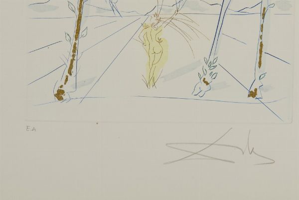 DALI' SALVADOR (1904 - 1989) : LE CHEVAL DU PHARAON  - Asta Asta 499 | ARTE MODERNA E CONTEMPORANEA Virtuale - Associazione Nazionale - Case d'Asta italiane