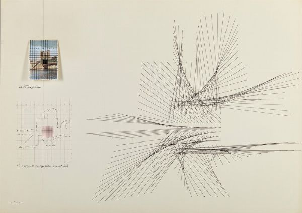 PINNA GAETANO (n. 1939) : ANALISI SEGNICA DI PAESAGGIO URBANO  - Asta Asta 499 | ARTE MODERNA E CONTEMPORANEA Virtuale - Associazione Nazionale - Case d'Asta italiane