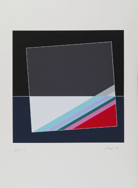 CARMI EUGENIO (1920 - 2016) : LOTTO COMPOSTO DA N.5 FOGLI: SENZA TITOLO  - Asta Asta 499 | ARTE MODERNA E CONTEMPORANEA Virtuale - Associazione Nazionale - Case d'Asta italiane