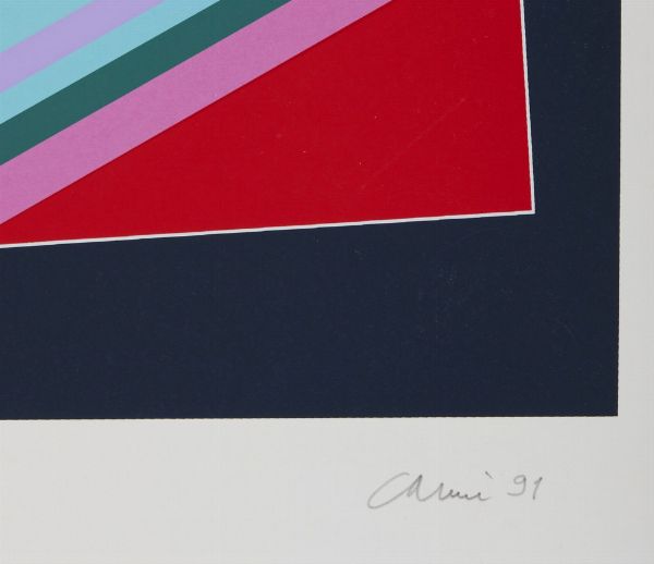 CARMI EUGENIO (1920 - 2016) : LOTTO COMPOSTO DA N.5 FOGLI: SENZA TITOLO  - Asta Asta 499 | ARTE MODERNA E CONTEMPORANEA Virtuale - Associazione Nazionale - Case d'Asta italiane