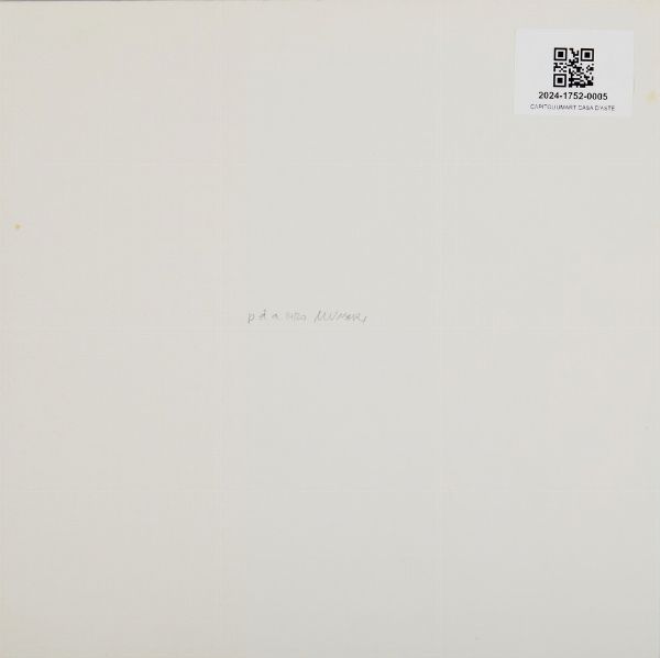 MUNARI BRUNO (1907 - 1998) : SENZA TITOLO  - Asta Asta 499 | ARTE MODERNA E CONTEMPORANEA Virtuale - Associazione Nazionale - Case d'Asta italiane