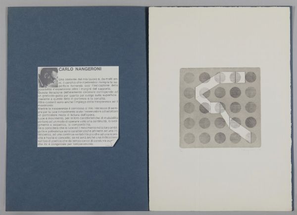 NANGERONI CARLO (1922 - 2018) : SENZA TITOLO  - Asta Asta 499 | ARTE MODERNA E CONTEMPORANEA Virtuale - Associazione Nazionale - Case d'Asta italiane