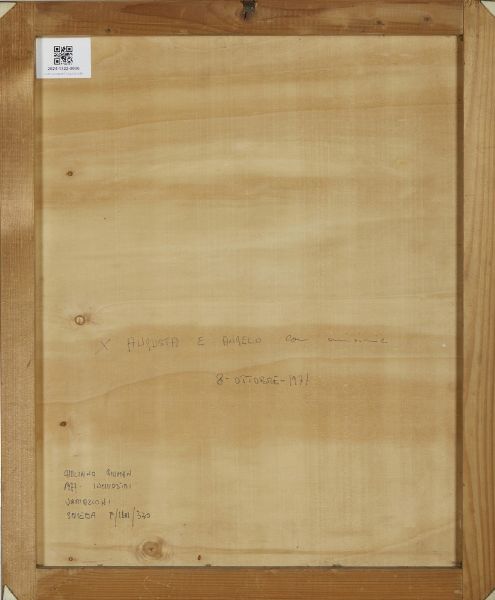 GIUMAN GIULIANO (n. 1944) : SENZA TITOLO  - Asta Asta 499 | ARTE MODERNA E CONTEMPORANEA Virtuale - Associazione Nazionale - Case d'Asta italiane