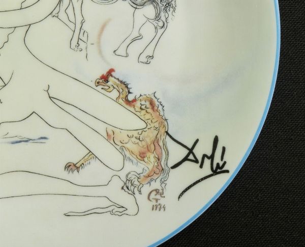 DALI' SALVADOR (1904 - 1989) : L'UNICORNE LASER DESINTEGRE LES CORNES DE RHINOCEROS COSMIQUE  - Asta Asta 499 | ARTE MODERNA E CONTEMPORANEA Virtuale - Associazione Nazionale - Case d'Asta italiane