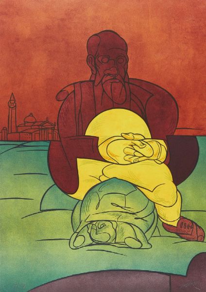 ADAMI VALERIO (n. 1935) : SENZA TITOLO  - Asta Asta 499 | ARTE MODERNA E CONTEMPORANEA Virtuale - Associazione Nazionale - Case d'Asta italiane