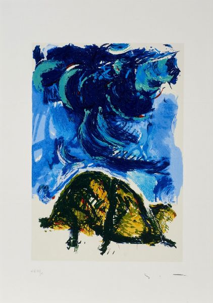 SCHIFANO MARIO (1934 - 1998) : SENZA TITOLO  - Asta Asta 499 | ARTE MODERNA E CONTEMPORANEA Virtuale - Associazione Nazionale - Case d'Asta italiane