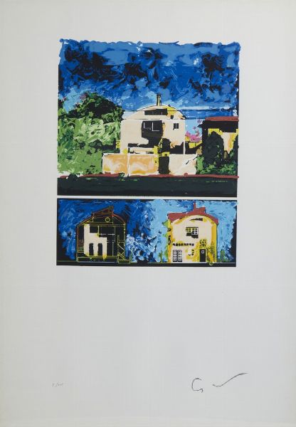 SCHIFANO MARIO (1934 - 1998) : SENZA TITOLO  - Asta Asta 499 | ARTE MODERNA E CONTEMPORANEA Virtuale - Associazione Nazionale - Case d'Asta italiane