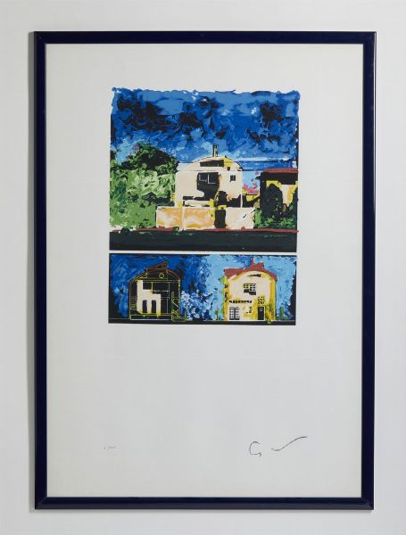 SCHIFANO MARIO (1934 - 1998) : SENZA TITOLO  - Asta Asta 499 | ARTE MODERNA E CONTEMPORANEA Virtuale - Associazione Nazionale - Case d'Asta italiane