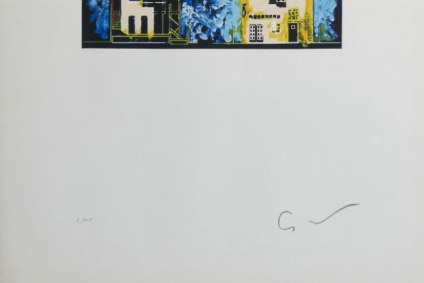 SCHIFANO MARIO (1934 - 1998) : SENZA TITOLO  - Asta Asta 499 | ARTE MODERNA E CONTEMPORANEA Virtuale - Associazione Nazionale - Case d'Asta italiane