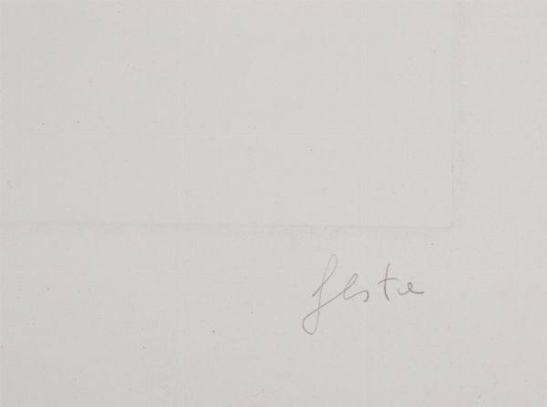 FESTA TANO (1938 - 1988) : SENZA TITOLO  - Asta Asta 499 | ARTE MODERNA E CONTEMPORANEA Virtuale - Associazione Nazionale - Case d'Asta italiane