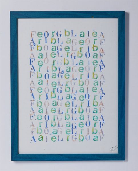 LORA TOTINO ARRIGO (1928 - 2016) : SENZA TITOLO  - Asta Asta 499 | ARTE MODERNA E CONTEMPORANEA Virtuale - Associazione Nazionale - Case d'Asta italiane