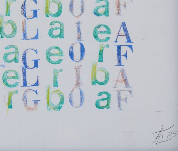 LORA TOTINO ARRIGO (1928 - 2016) : SENZA TITOLO  - Asta Asta 499 | ARTE MODERNA E CONTEMPORANEA Virtuale - Associazione Nazionale - Case d'Asta italiane