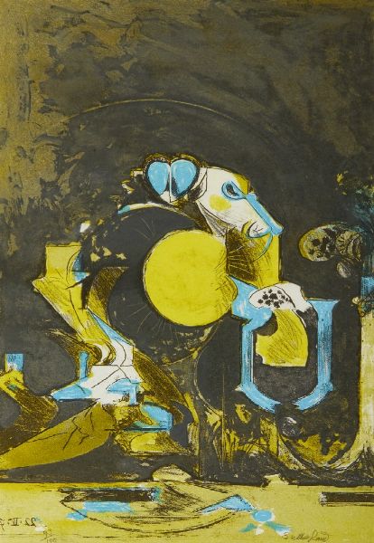 SUTHERLAND GRAHAM (1903 - 1980) : COMPOSIZIONE  - Asta Asta 499 | ARTE MODERNA E CONTEMPORANEA Virtuale - Associazione Nazionale - Case d'Asta italiane