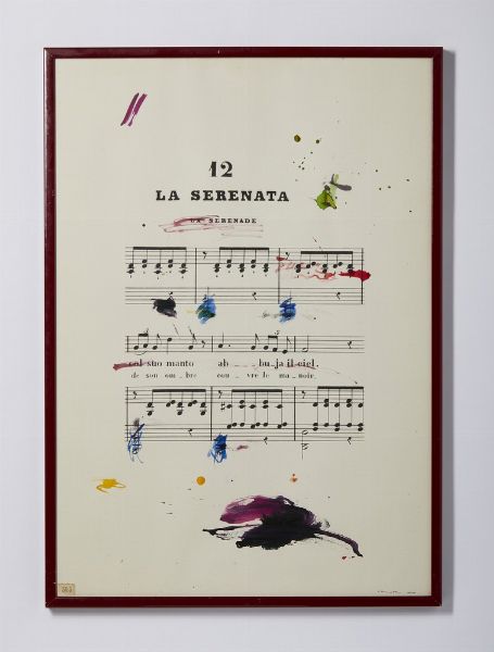 CHIARI GIUSEPPE (1926 - 2007) : LA SERENATA  - Asta Asta 499 | ARTE MODERNA E CONTEMPORANEA Virtuale - Associazione Nazionale - Case d'Asta italiane