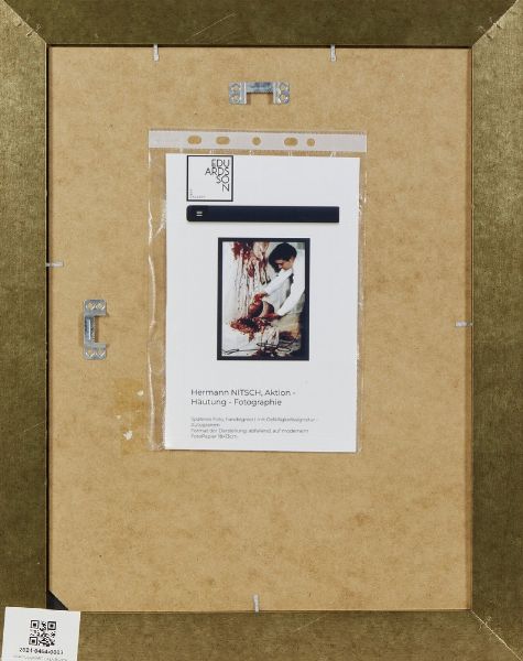 NITSCH HERMANN (1938 - 2022) : AKTION HAUTUNG  - Asta Asta 499 | ARTE MODERNA E CONTEMPORANEA Virtuale - Associazione Nazionale - Case d'Asta italiane