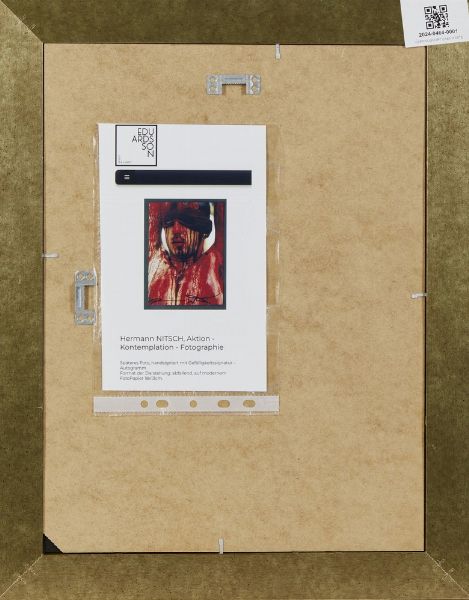 NITSCH HERMANN (1938 - 2022) : AKTION KONTEMPLATION  - Asta Asta 499 | ARTE MODERNA E CONTEMPORANEA Virtuale - Associazione Nazionale - Case d'Asta italiane