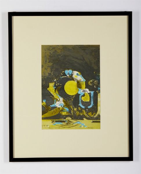 SUTHERLAND GRAHAM (1903 - 1980) : COMPOSIZIONE  - Asta Asta 499 | ARTE MODERNA E CONTEMPORANEA Virtuale - Associazione Nazionale - Case d'Asta italiane