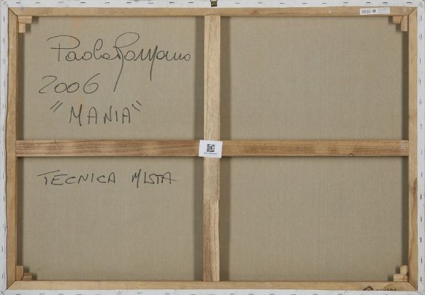 ROMANO PAOLA (n. 1951) : MANIA  - Asta Asta 499 | ARTE MODERNA E CONTEMPORANEA Virtuale - Associazione Nazionale - Case d'Asta italiane