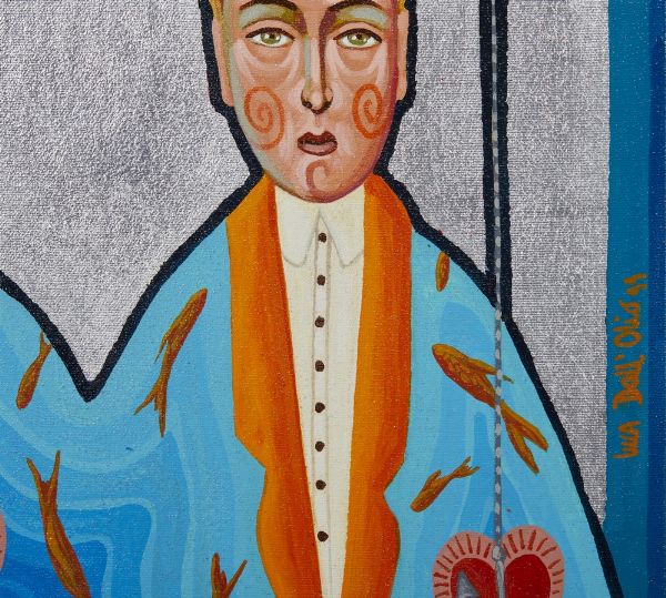 DALL'OLIO LUCA (n. 1958) : VI E' UN'ACQUA CHIARA CHE ACCENDE IL CALORE DEL SESSO  - Asta Asta 499 | ARTE MODERNA E CONTEMPORANEA Virtuale - Associazione Nazionale - Case d'Asta italiane