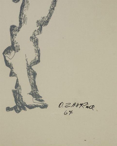 ZADKINE OSSIP (1890 - 1967) : COMPOSIZIONE  - Asta Asta 499 | ARTE MODERNA E CONTEMPORANEA Virtuale - Associazione Nazionale - Case d'Asta italiane