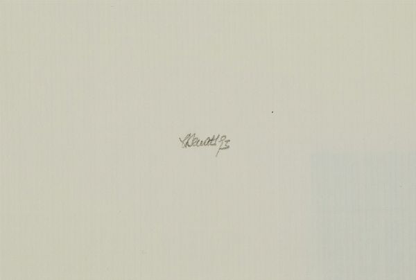 BENATI DAVIDE (n. 1949) : SENZA TITOLO  - Asta Asta 499 | ARTE MODERNA E CONTEMPORANEA Virtuale - Associazione Nazionale - Case d'Asta italiane