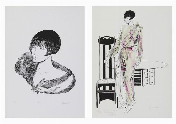 CREPAX  GUIDO (1933 - 2003) : LOTTO COMPOSTO DA N.2 FOGLI: VALENTINA  - Asta Asta 499 | ARTE MODERNA E CONTEMPORANEA Virtuale - Associazione Nazionale - Case d'Asta italiane