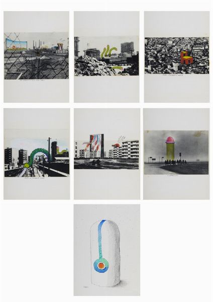 PRINA JACOPO (n. 1971) : LOTTO COMPOSTO DA N. 7 OPERE  - Asta Asta 499 | ARTE MODERNA E CONTEMPORANEA Virtuale - Associazione Nazionale - Case d'Asta italiane