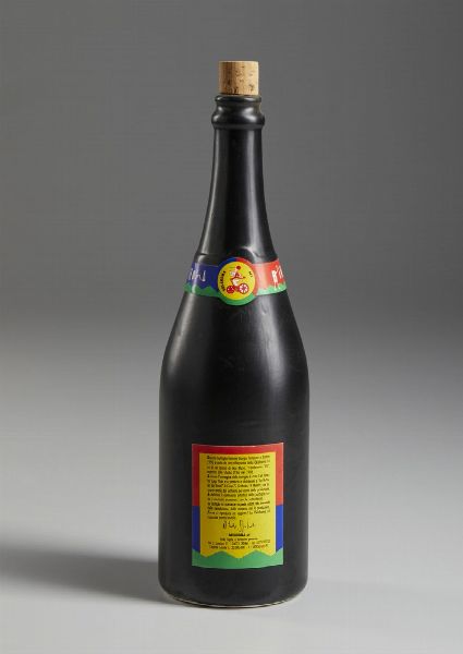 SPOLDI ALDO (n. 1949) : BOTTIGLIA BANCA DI OKLAHOMA  - Asta Asta 499 | ARTE MODERNA E CONTEMPORANEA Virtuale - Associazione Nazionale - Case d'Asta italiane