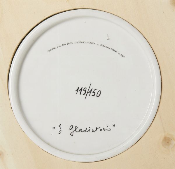 DE CHIRICO GIORGIO (1888 - 1978) : IL GLADIATORE  - Asta Asta 499 | ARTE MODERNA E CONTEMPORANEA Virtuale - Associazione Nazionale - Case d'Asta italiane