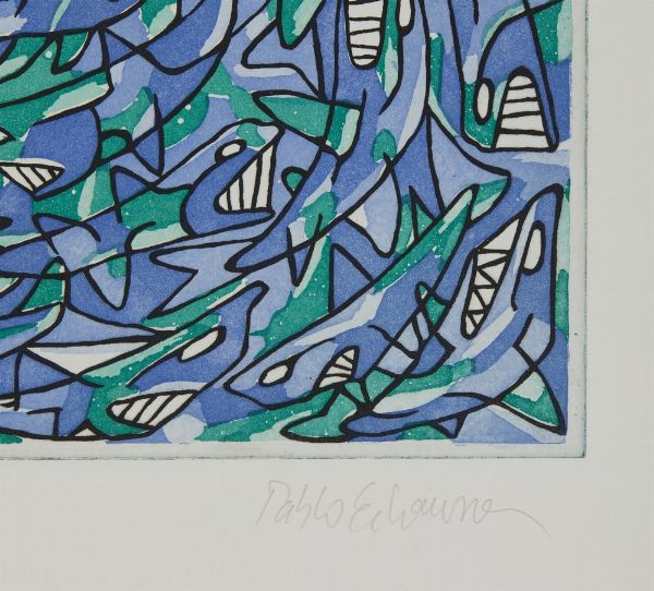 ECHAURREN  PABLO (n. 1951) : SENZA TITOLO  - Asta Asta 499 | ARTE MODERNA E CONTEMPORANEA Virtuale - Associazione Nazionale - Case d'Asta italiane