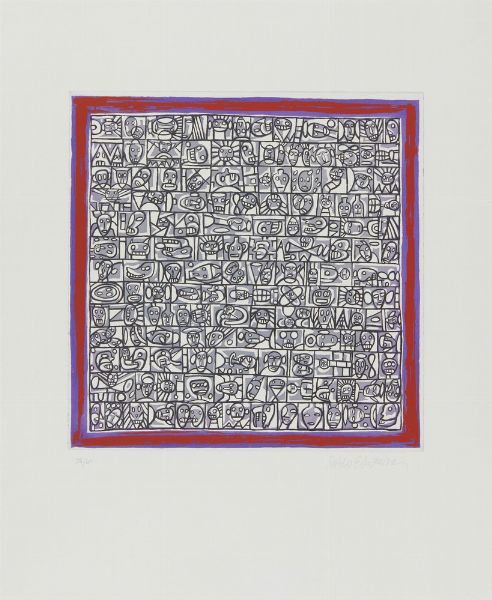 ECHAURREN  PABLO (n. 1951) : SENZA TITOLO  - Asta Asta 499 | ARTE MODERNA E CONTEMPORANEA Virtuale - Associazione Nazionale - Case d'Asta italiane