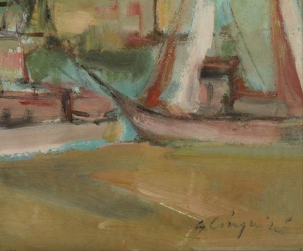 CINQUINI GIORGIO (1920 - 2010) : SENZA TITOLO  - Asta Asta 499 | ARTE MODERNA E CONTEMPORANEA Virtuale - Associazione Nazionale - Case d'Asta italiane