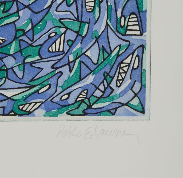ECHAURREN  PABLO (n. 1951) : SENZA TITOLO  - Asta Asta 499 | ARTE MODERNA E CONTEMPORANEA Virtuale - Associazione Nazionale - Case d'Asta italiane