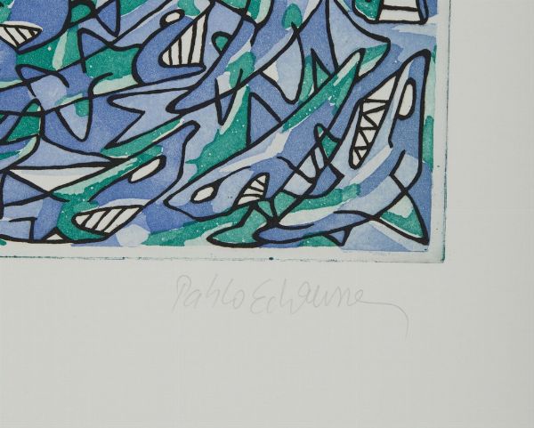 ECHAURREN  PABLO (n. 1951) : SENZA TITOLO  - Asta Asta 499 | ARTE MODERNA E CONTEMPORANEA Virtuale - Associazione Nazionale - Case d'Asta italiane