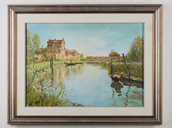 MORI NENO (1899 - 1968) : PAESAGGIO  - Asta Asta 499 | ARTE MODERNA E CONTEMPORANEA Virtuale - Associazione Nazionale - Case d'Asta italiane