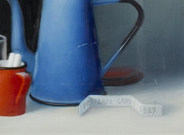 GROSSI PROFERIO (1923 - 2000) : SENZA TITOLO  - Asta Asta 499 | ARTE MODERNA E CONTEMPORANEA Virtuale - Associazione Nazionale - Case d'Asta italiane