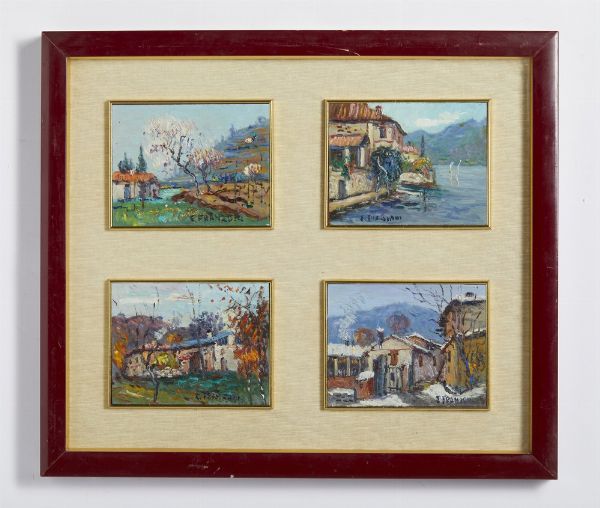FRANZONI ENZO : QUATTRO STAGIONI  - Asta Asta 499 | ARTE MODERNA E CONTEMPORANEA Virtuale - Associazione Nazionale - Case d'Asta italiane