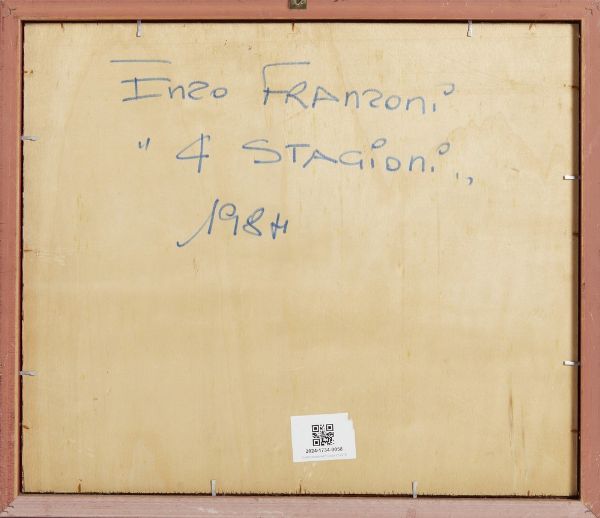FRANZONI ENZO : QUATTRO STAGIONI  - Asta Asta 499 | ARTE MODERNA E CONTEMPORANEA Virtuale - Associazione Nazionale - Case d'Asta italiane