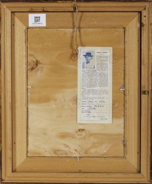 TINTORI BRUNO (1917 - 1991) : CASE E VELE  - Asta Asta 499 | ARTE MODERNA E CONTEMPORANEA Virtuale - Associazione Nazionale - Case d'Asta italiane