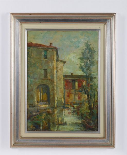 BIZZAI ALBERTO (1926 - 2004) : GIORNO DI VIAGGIO SUL CHIESE  - Asta Asta 499 | ARTE MODERNA E CONTEMPORANEA Virtuale - Associazione Nazionale - Case d'Asta italiane