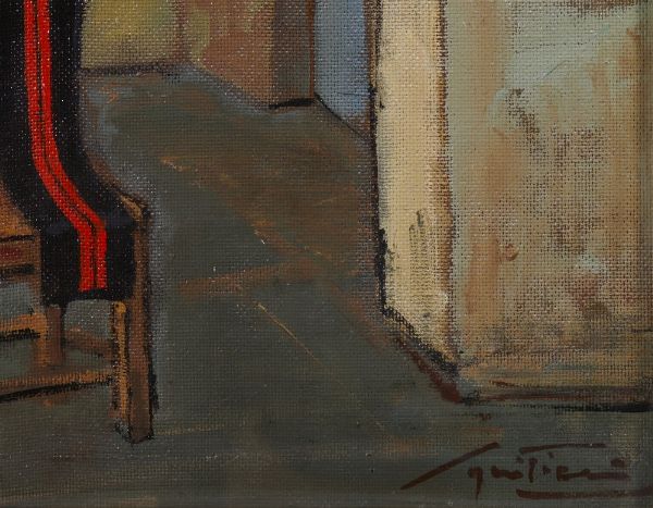 SQUITIERI ITALO (1907 - 1994) : CARABINIERE  - Asta Asta 499 | ARTE MODERNA E CONTEMPORANEA Virtuale - Associazione Nazionale - Case d'Asta italiane