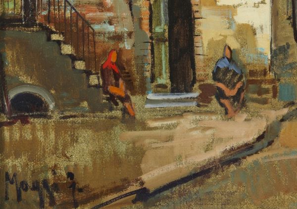 MAGGI GIAMPIETRO (n. 1934) : CASE DI PESCATORI  - Asta Asta 499 | ARTE MODERNA E CONTEMPORANEA Virtuale - Associazione Nazionale - Case d'Asta italiane