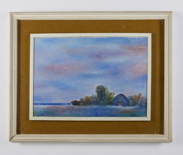 OMICCIOLI GIOVANNI (1901 - 1975) : PAESAGGIO  - Asta Asta 499 | ARTE MODERNA E CONTEMPORANEA Virtuale - Associazione Nazionale - Case d'Asta italiane