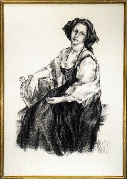 BIAZZI SANDRO (1898 - 1947) : MIRYAM  - Asta Asta 499 | ARTE MODERNA E CONTEMPORANEA Virtuale - Associazione Nazionale - Case d'Asta italiane